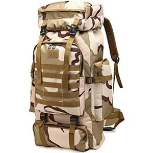 Militaire rugzak - Leger rugzak - Tactical backpack - Leger backpack - Leger tas - 34 * 17 * 72 cm - Plateaucamouflage