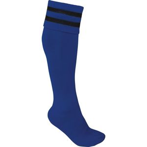 PROACT® Sportsokken Met Contraststrepen PA015 - Dark Royal Blue / Black - 35/38 EU