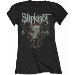 Slipknot - Infected Goat Dames T-shirt - met rug print - L - Zwart