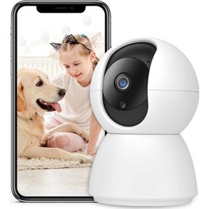 Babyfoon met Camera en App - Babyphone - Huisdier Camera - Beveiligingscamera - Bewegingsdetectie - Ultra HD - Camera met WiFi