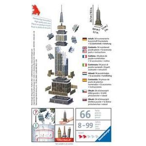 Ravensburger Mini Empire State Building 3D-puzzel 66 stuk(s) Gebouwen