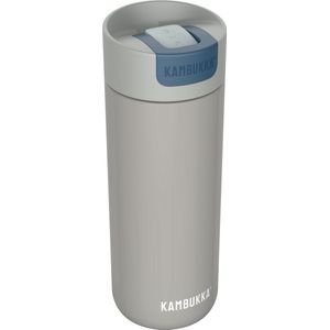 Kambukka Olympus Thermosbeker 300 ml - makkelijk reinigen - lekvrije Koffiebeker - RVS - Serious Grey