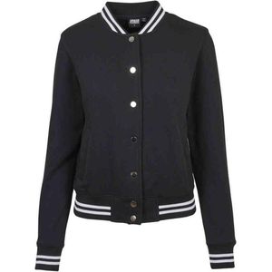 Urban Classics - Sweat College jacket - XS - Zwart