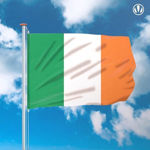 Ierse vlag 150x225cm - Spunpoly
