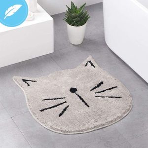 CHPN - Badmat - Douchemat - Katten badmat - Badkamer Accessoire - Badkamer textiel - Badmat Antislip - Kat - Grappige badmat