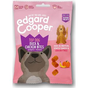 Edgard & Cooper Eend & Kip Bites - voor honden - Hondensnack - 50g