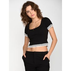 Vive Maria - Sweet Crop top - XXL - Zwart