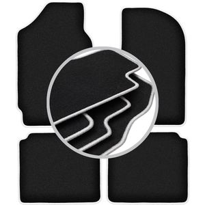 CARLUX-SILVER automatten voor: FSO Polonez liftback (1971-2002)