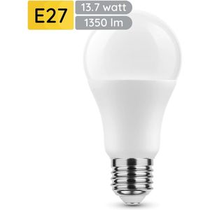 Technik E27 LED Lamp 13.7W - 1350lm - 6000K - Daglicht Wit - LED Globe A60 - Vervangt 91W Halogeen Gloeilamp