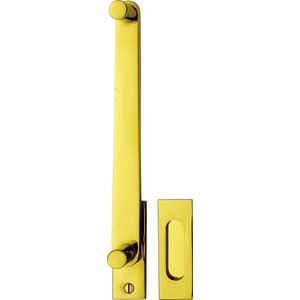 Bisschop hefschuifdeurgreep plaat 105x35mm opening blind croom mat