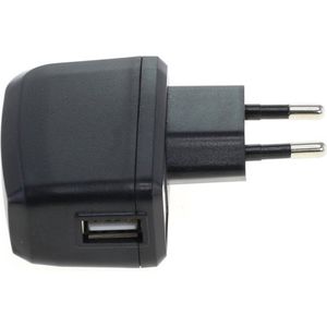 Q-link Universeel USB oplader - 1A 5V - Zwart