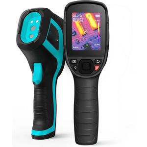 Thermische Beeldcamera - 256 x 192 IR Hoge Resolutie - Oplaadbare Handheld Infrarood Warmtebeeldcamera - Inclusief 16G SD Kaart - Draagbare Thermische Camera voor Inspecties