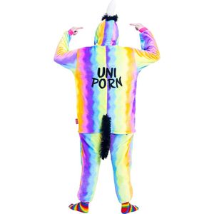 Eenhoorn onesie - dieren onesie - verkleedkleding - carnavalskleding - Carnaval kostuum - dames - heren – volwassenen - Uniporn - Maat XL/XXL