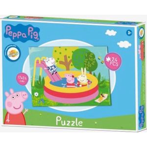Peppa Pig Puzzel - 24 Stuks - 24 x 17 cm