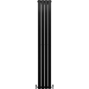 Design Radiator Sierradiator Verwarming - Mat Zwart - 1800 mm x 280 mm - Inclusief Schoonmaakborstel + Bevestigingsset - Plat Horizontaal