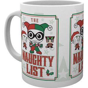 DC Comics: Harley Quinn Naughty List Christmas Mug