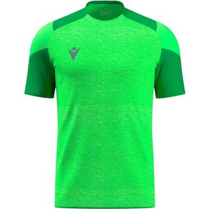 Macron Glory Golem Shirt Korte Mouw Kinderen - Fluo Groen / Groen | Maat: 11-12 Y