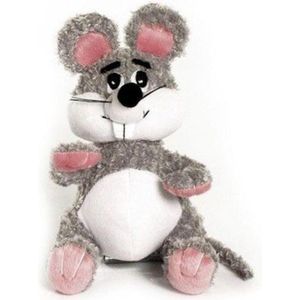 Timmy The Mouse Hondenspeeltje met Piep - 23 cm