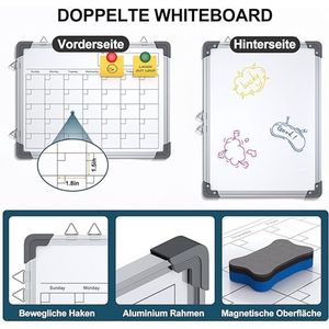 whiteboard - Magnetisch bord 30 x 40 cm