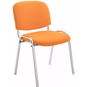 In And OutdoorMatch stoel Willard - vergaderstoel - 100% polyurethaan - Oranje - Bezoekersstoel