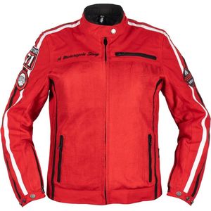Helstons Queen Tissu Mesh Red Jacket XL - Maat - Jas