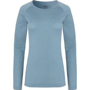 NOMAD® Pure Merino Longsleeve Dames | Lichtblauw | M | Lange Mouw Thermoshirt | 100% Merinowol