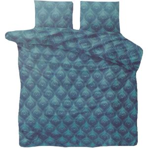 Lifestyle Bedding - Dekbedovertrek - Lits-Jumeaux - 240x200/220 + 2 kussenslopen - 60x70 - Blauw/Groen