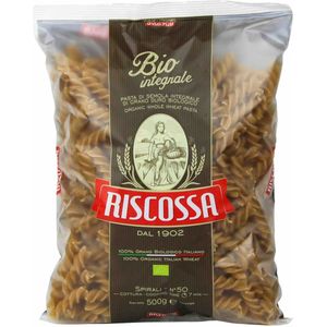 Volkoren fusilli van Riscossa - 10 zakken x 500 gram - Pasta