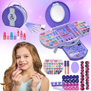 Make up Koffer Meisjes - Kinder Speelkoffer met Inhoud - Make upset voor Kinderen - Paars - Voor jouw Prinsesje
