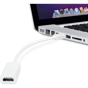 HDMI Female Kabel naar Thunderbolt / Mini Displayport  - Geschikt voor Apple Macbook