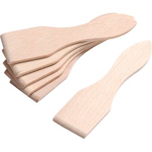 Kesper Gourmetspatels - 16x - acacia hout - 13 x 4 cm - gourmetten - racletten - grillen