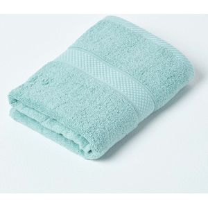 Homescapes 2-delige handdoekenset saliegroen - 100% Turks katoen 500 gsm