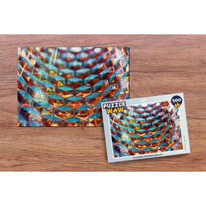 Puzzel Glazen honinggraat - Legpuzzel - Puzzel 500 stukjes
