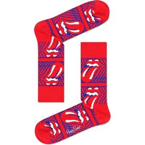 Happy Socks - Collabs Rolling Stones Stripe Me Up - Rood - Unisex - Maat 36-40