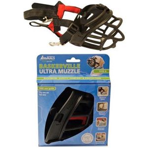 Baskerville Ultra Muzzle - Muilkorf - Maat 6 - Zwart