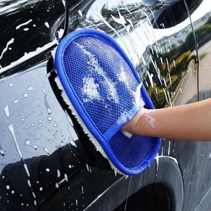 Auto Schoonmaak Handschoen-Reinigingsborstel-schoonmaak-auto Washandschoen-Auto Spons-Huishouden en Auto-Wassen Drogen-interieur handschoen- Zacht Wol-