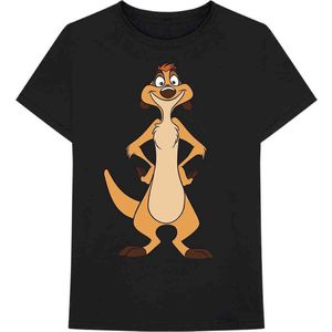 Disney The Lion King - Lion King - Timon Stand Heren T-shirt - M - Zwart