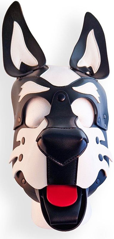BRUTUS Vegan Ruff Pup Hood Black-White