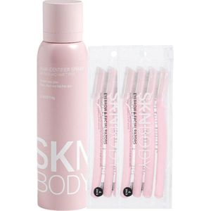 SKNBODY Hair Identfier spray – Inclusief 8 hoogwaardige scheermesjes - ontharingsspray – scheerspray / scheerschuim - scheergel - huidverzorging vrouwen - haaridentificatie - scheermesjes - gladde-huid - gezichtshaar- verwijderaar
