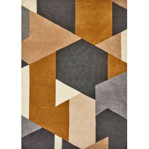 Vloerkleed Popova Caramel Slate Shell 143101 - maat 170 x 240 cm