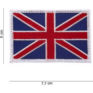 Embleem stof UK vlag (klein)