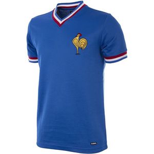 COPA - Frankrijk 1971 Retro Voetbal Shirt - XS - Blauw