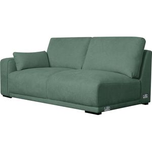 Loungebank Rechts Groen Stof - 305x105x85cm - Zitdiepte 64cm - Giga Meubel