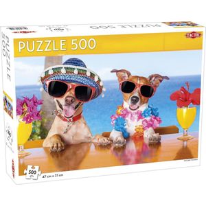 Puzzel Holiday Hounds 500 Stukjes