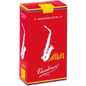 Vandoren Alt Saxofoon JAVA Red Rieten - 10 Stuks Verpakking - Dikte 1.5