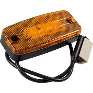 Zijmarkeringslamp Oranje LED  -12/24 volt-aanhanger -truck-trailer-Zonder steun