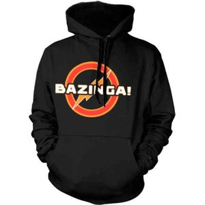 The Big Bang Theory Hoodie/trui -XL- Bazinga Underground Logo Zwart