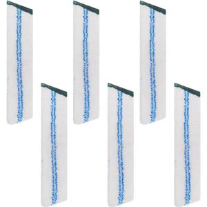 6 stuks microvezelovertrekken voor Vileda Profi ruitenwissers 2-in-1 - vervangendecompatibel