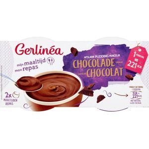Gerlinea Pudding Chocolade 2 Pack 420 gr