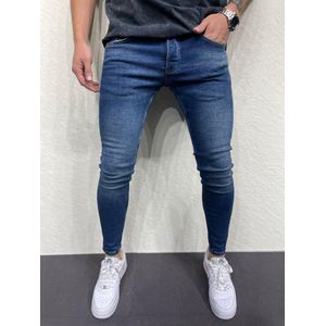 Mannen Skinny Jeans Slim Fit Denim Hole  Kwaliteit  Jeans - W36